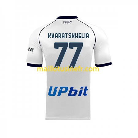 Maillot de Foot SSC Naples Khvicha Kvaratskhelia 77 Extérieur 2023-24 Maillot de Foot SSC Naples Khvicha Kvaratskhelia 77 Extérieur 2023-24